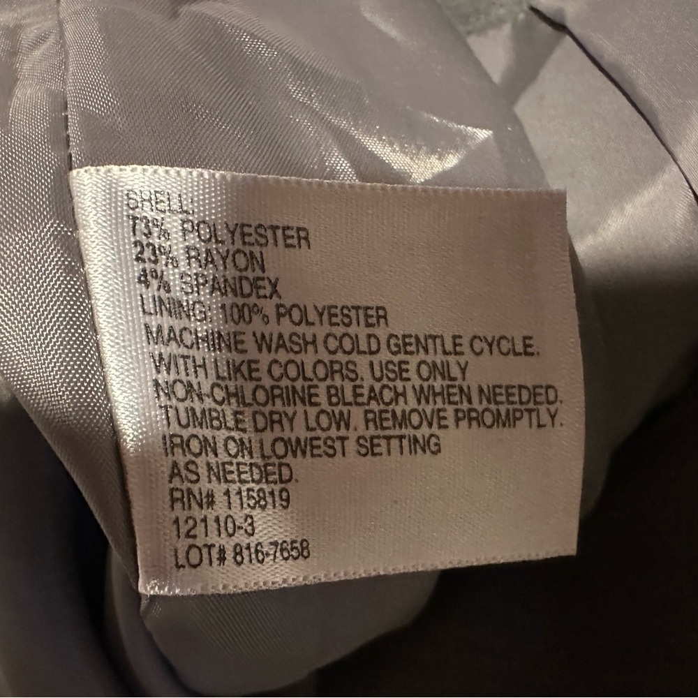 Worthington Dark Gray Pencil Skirt - Picture 8 of 9